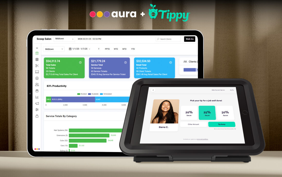 A Game-Changing Partnership: Aura Salonware + Tippy
