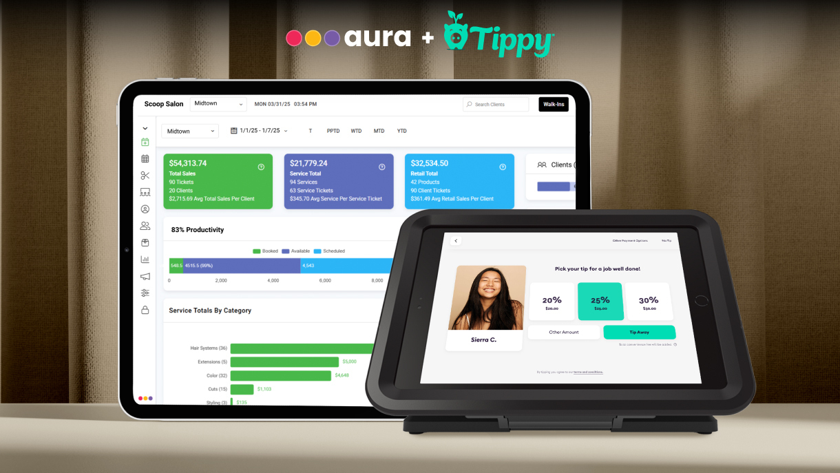 A Game-Changing Partnership: Aura Salonware + Tippy